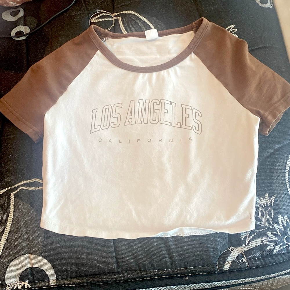 Los angeles girls crop top